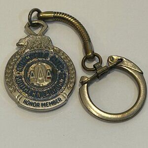Automobile Club of Southern California Honor Member Key Ring Keychain VINTAGE